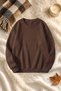 Unisex Printed Crew Neck Sweatshirt - 2