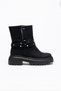 Toffee Women's Boots with Fur Inside and Foldable Belt - 4