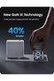 محول طاقة عالمي للسفر بقوة 85 واط مع كابل USB-C قابل للسحب - 4