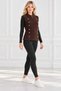Women's Zippered Bearded Soft Crew Neck Gofralized Knitwear Button Detailed Sports Vest - 4