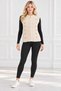 Women's Zippered Bearded Soft Crew Neck Gofralized Knitwear Button Detailed Sports Vest - 7
