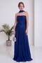 Women's Strapless Shawl Detailed Draped A-Line Maxi Length Evening Dress Black, Burgundy, Brown, Powder, Navy Blue - 3
