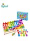 Wooden Alphabet and Number Puzzle Board for Kids, Magnetic Fishing Game with Counting Rings, Shape Sorter and Math Symbols, Preschool Learning Toy, Ages 3+