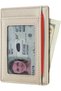 محفظة جلدية نحيفة بجيب أمامي، تصميم بسيط، حماية من تقنية RFID، حجم متوسط - 2