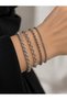 Steel 4-Piece Women's / Men's Combination Bracelet Asgard / with Extension Chain / Silver Color 19+4 cm