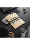 حافظة بطاقات نحيفة بتصميم بسيط مع خاصية حجب RFID، محفظة جلدية للجيب الأمامي - 3