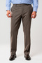 Ds Damat Comfort Fit Mink Plain Travel Fabric Trousers