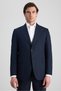 Ds Damat Comfort Navy Blue Striped Suit