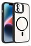 Ilkestor iPhone 11 Remim Lens Cover with Magsafe Stand (203954) - Black