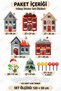 Kasabada Snow Joy Christmas Sticker Set - 4