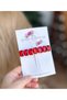 Luxurious Shiny Crystal Stone Gold Gold Metal Automatic Clip Hairpin Rectangular Cut Shiny Ruby Red Hairpin - 3