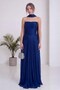 Women's Strapless Shawl Detailed Draped A-Line Maxi Length Evening Dress Black, Burgundy, Brown, Powder, Navy Blue - 5