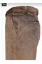 Men's Classic Cut Light Brown Velvet Trousers - 2