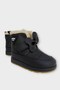 Cold-Proof Velcro Girls' Boots with Fur Inside Black - 2