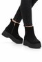 Women's Nubuck Cold-Proof Boots Black - 3