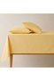 Single Flat (Non-Elastic) Sheet Set (Package Includes 1 Sheet + 2 Pillowcases)