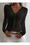 Women's Lace Detailed Cotton Buttoned Blouse