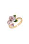 Leaf Detailed Design Flower Ring - 2