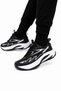 Men's Imported Sole Sports Shoes Black - White - 3