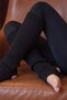 Black Foot-Fit High Quality Knitwear Knitted Socks Leggings - 3