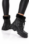 Children's Anti-Slip Sole Warm Boots Black - 4