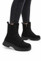 Children's Anti-Slip Sole Cold-Resistant Boots Black-Black