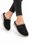 Women's Padded Sole Comfort Home & Outdoor Slippers Black - 3