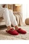 Women's Plush Glittery House Slippers Silent Sole Dowry Gift Slippers - 6