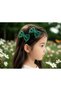 2-Piece Velvet Bow Hair Clip for Girls and Babies - 2