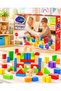 100 Pieces of Colorful Wooden Blocks Educational Building Toy 9 Colors – for 10 Months and Above