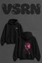 Mac Miller Typography Design Back Print Oversize Black Hooded Sweatshirt