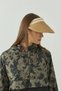 Straw Visor Hat Camel - 6
