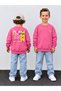 Boy's Crew Neck Printed Sweatshirt 3 Thread Threaded Winter Comfortable Fit Cotton Sweatshirt