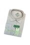 Men's Classic Wide Cut Long Sleeve Pocket Plain Cotton Shirt - 2