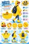 Children's Raincoat Waterproof Bag-Compatible Sleeveless Poncho – Cute Hooded Wind-Proof School & Nursery Raincoat for Ages 3-9 (110X60 cm) - 3