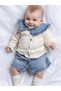 Baby Girl Cardigan Denim Top and Bottom Set