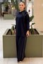 Luna Set with Detailed Fastening on Blouse and Pants - 2