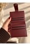 Women's Leather-Look Multi-Compartment Snap Fastener Card Holder & Wallet - 2