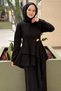 Navi Suit with Blouse Front with Gold Accessories and Verev Skirt - 3