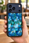 حافظة مقاومة للصدمات متوافقة مع هاتف iPhone 18 Pro مع حماية للكاميرا بنمط Bloom