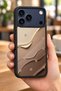 حافظة مقاومة للصدمات متوافقة مع هاتف iPhone 18 Pro باللون البيج مع حماية للكاميرا