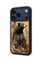 حافظة مقاومة للصدمات متوافقة مع هاتف iPhone 18 Pro مع حماية للكاميرا بنمط الدب الأسود - 4