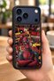 حافظة مقاومة للصدمات متوافقة مع هاتف iPhone 18 Pro Max مع حماية للكاميرا بنمط Deadpool