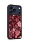 حافظة مقاومة للصدمات متوافقة مع هاتف iPhone 18 Pro مع نمط زهور وردية وحماية للكاميرا - 3