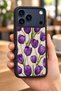 حافظة مقاومة للصدمات متوافقة مع هاتف iPhone 18 Pro مع حماية للكاميرا بنمط زهرة التوليب