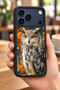 حافظة مقاومة للصدمات متوافقة مع هاتف iPhone 18 Pro مع حماية للكاميرا بنمط Puhu