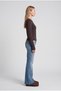 Long Sleeve Fingerless Boat Neck Basic Badi - 3