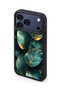 حافظة مقاومة للصدمات متوافقة مع هاتف iPhone 18 Pro مع حماية للكاميرا بنمط أخضر - 6