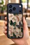 حافظة مقاومة للصدمات متوافقة مع هاتف iPhone 18 Pro مع حماية للكاميرا بنمط الفراشات