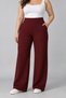 Women's Vena Plus Size Pants, Side Hidden Zipper, Hides the Belly, Lycra - 5